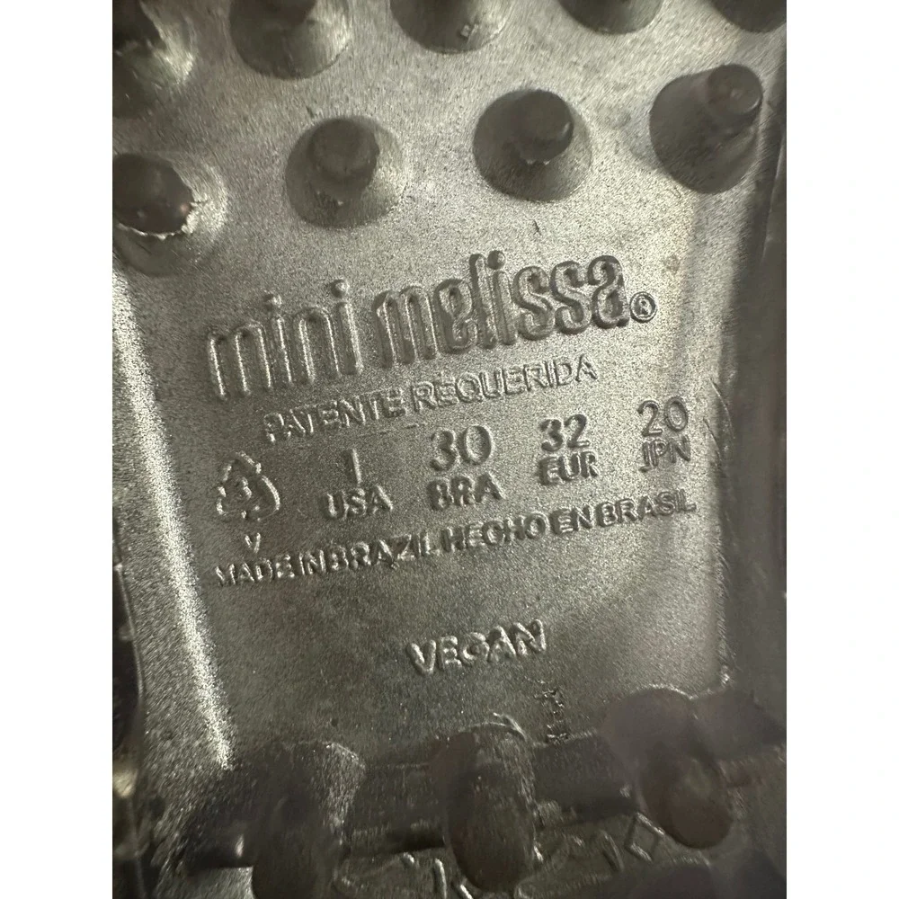 Mini Melissa Possession Shiny Elements sandals Sz 1